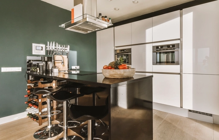 Stylish modern kitchen interior